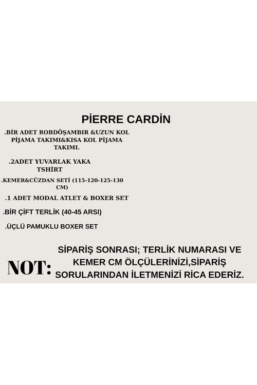 Erkek Bordo Lisanslı Kutulu 15 Parça Damat Çeyiz Seti