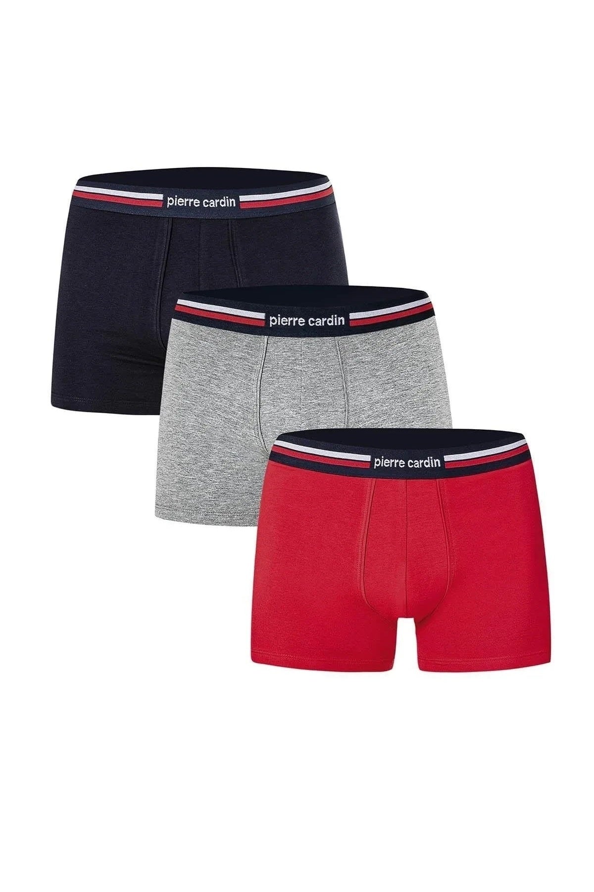Erkek Pamuklu Likralı 3'lü Renkli Boxer R.O.3.Z9.E5.L.T.