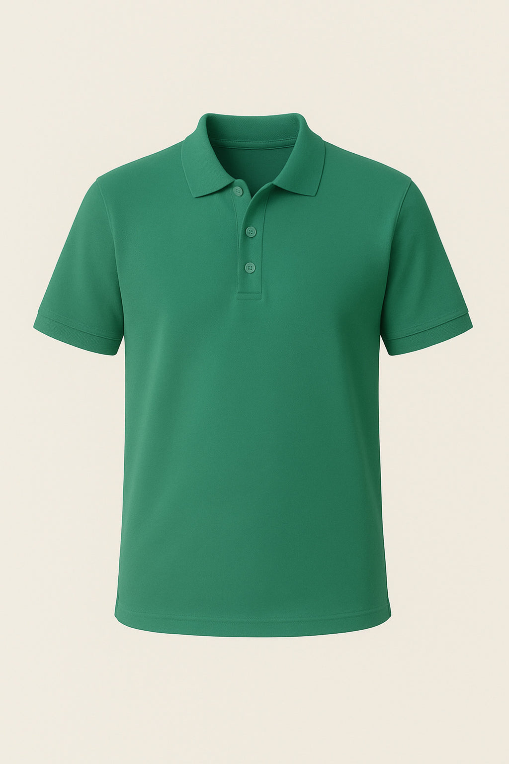 Erkek Yeşil Pamuklu Polo Yaka T-shirt