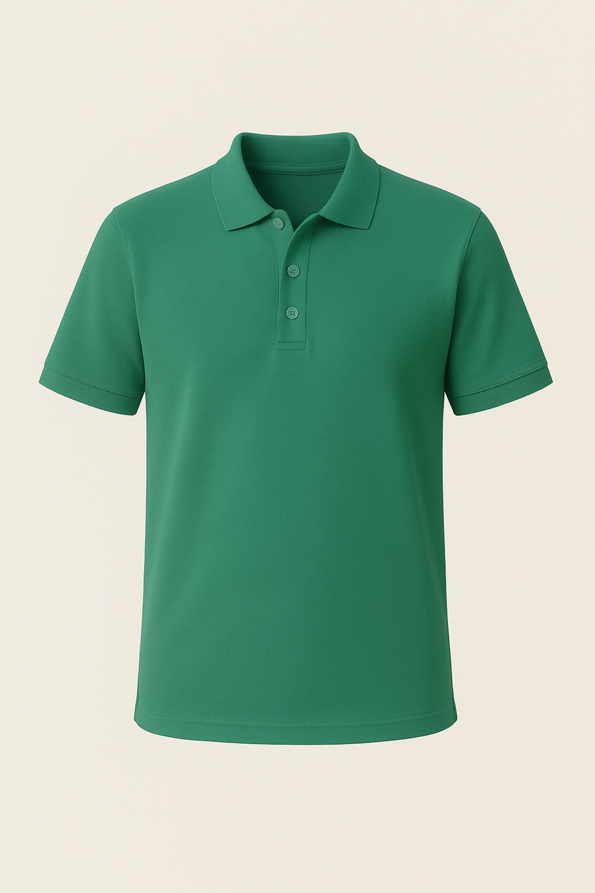 Erkek Yeşil Pamuklu Polo Yaka T-shirt