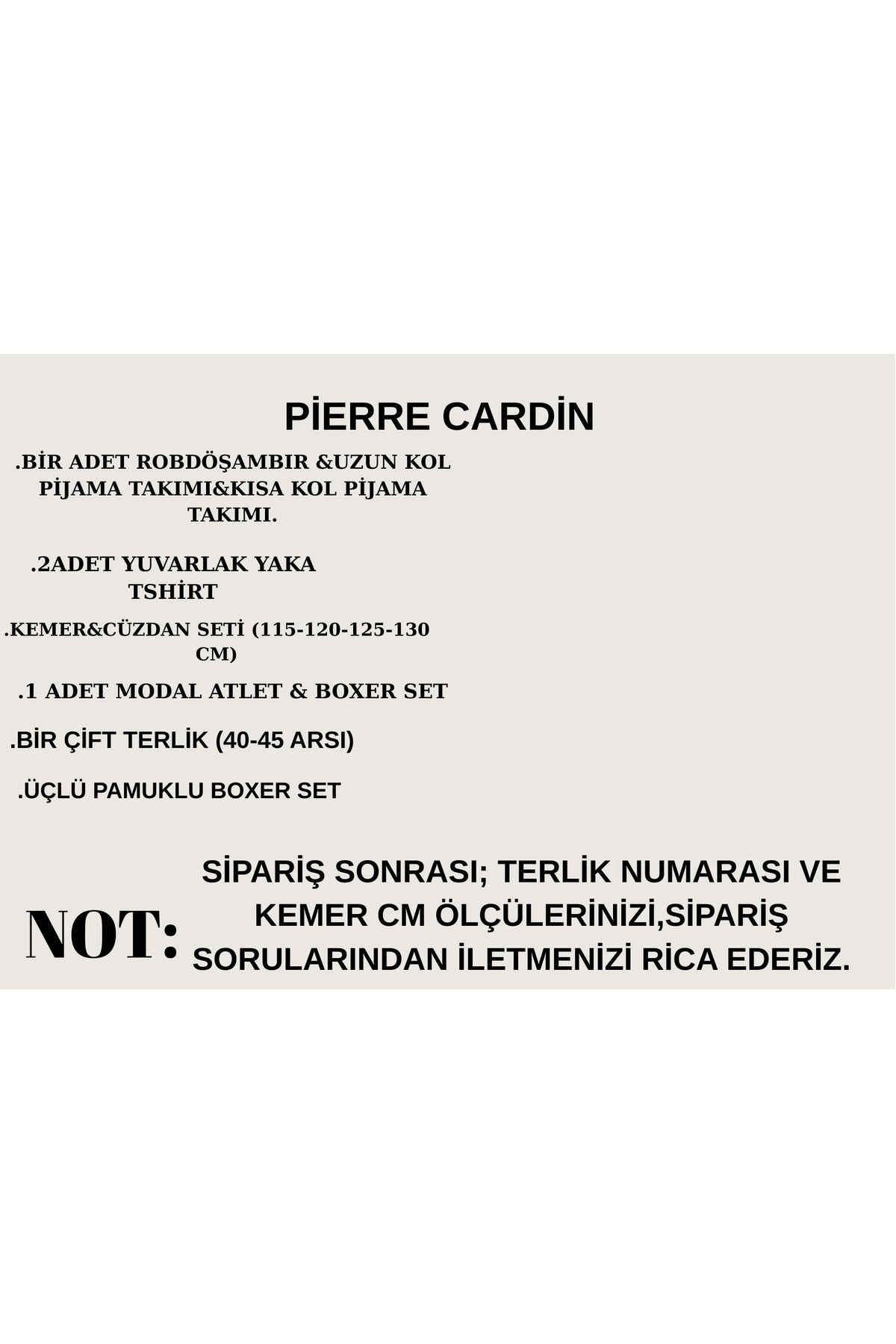 Erkek Lacivert Lisanslı Kutulu 15 Parça Damat Çeyiz Seti