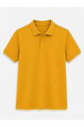 Hardal Kısa Kollu Polo Yaka Lakos Okul T-shirt R.O.Z.O.KU.LT.E.L.T.