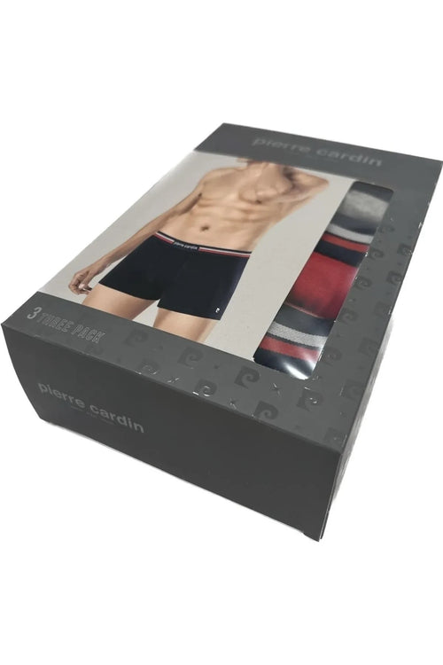 Erkek Pamuklu Likralı 3'lü Renkli Boxer R.O.3.Z9.E5.L.T.