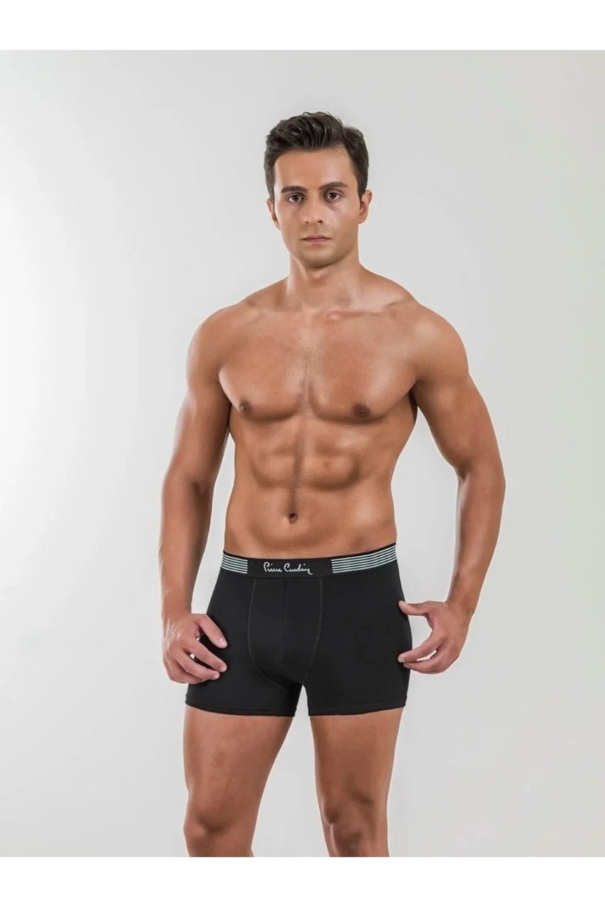 2'li Erkek Pamuklu Boxer  Siyah