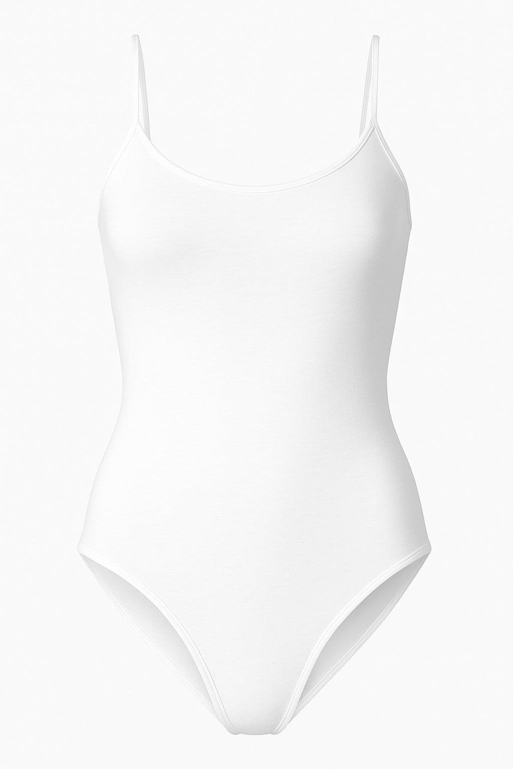 Kadın Pamuklu İp Askılı Geniş Yaka Siyah Beyaz 2'li Çıtçıtlı Body