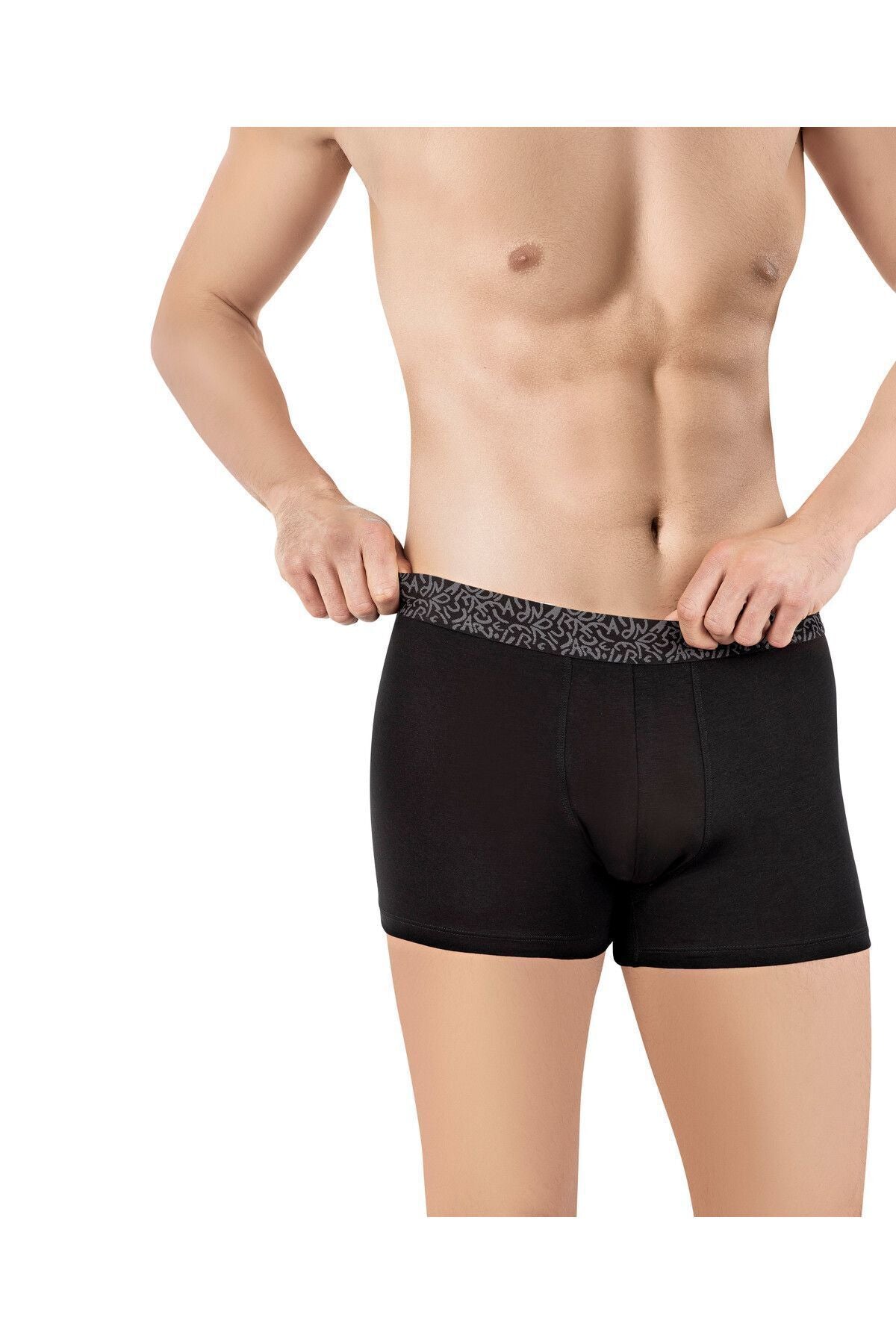 Erkek Baskılı Modal Boxer 3'lü Kutulu