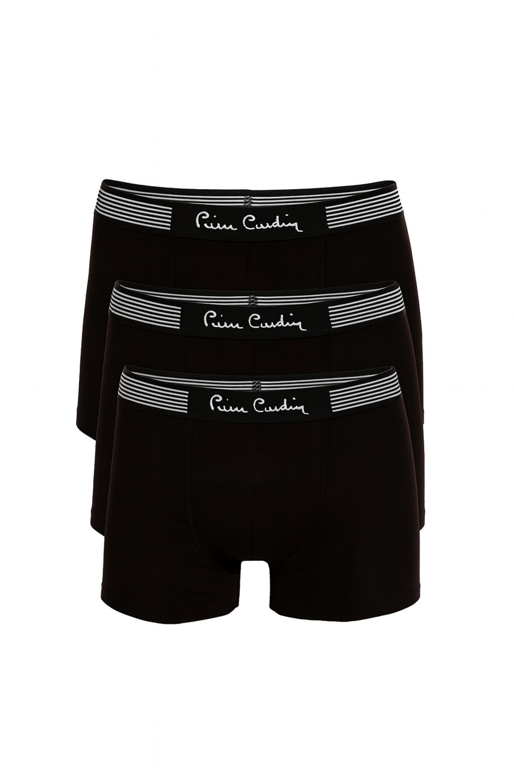 Erkek Lacivert Pamuklu Çeyizlik Kutulu Pijama Takımı 3'lü Boxer Set