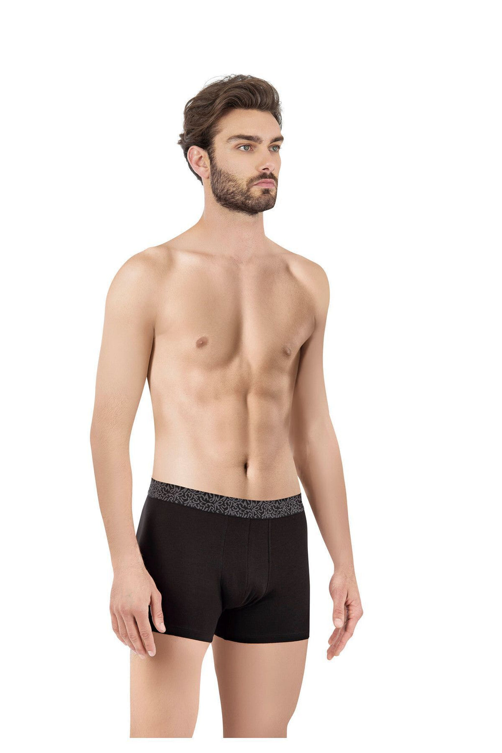Erkek Baskılı Modal Boxer 3'lü Kutulu